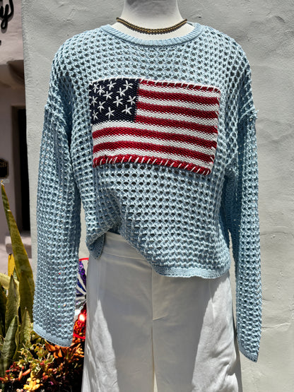 American Flag Sweater-Dream