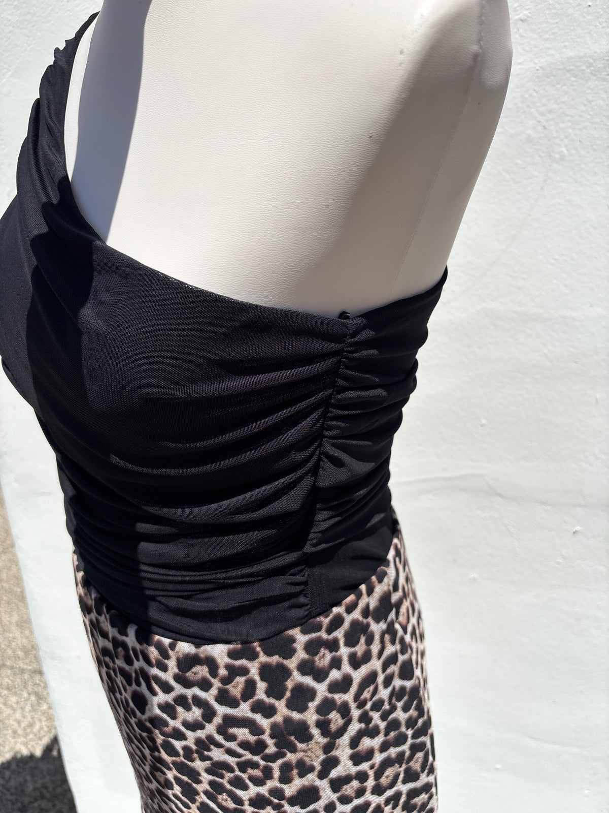 Off shoulder Black Bodysuit-ml