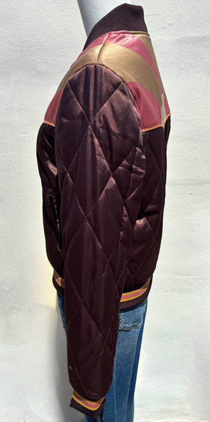 Brown Sugar Rising Bomber Jacket