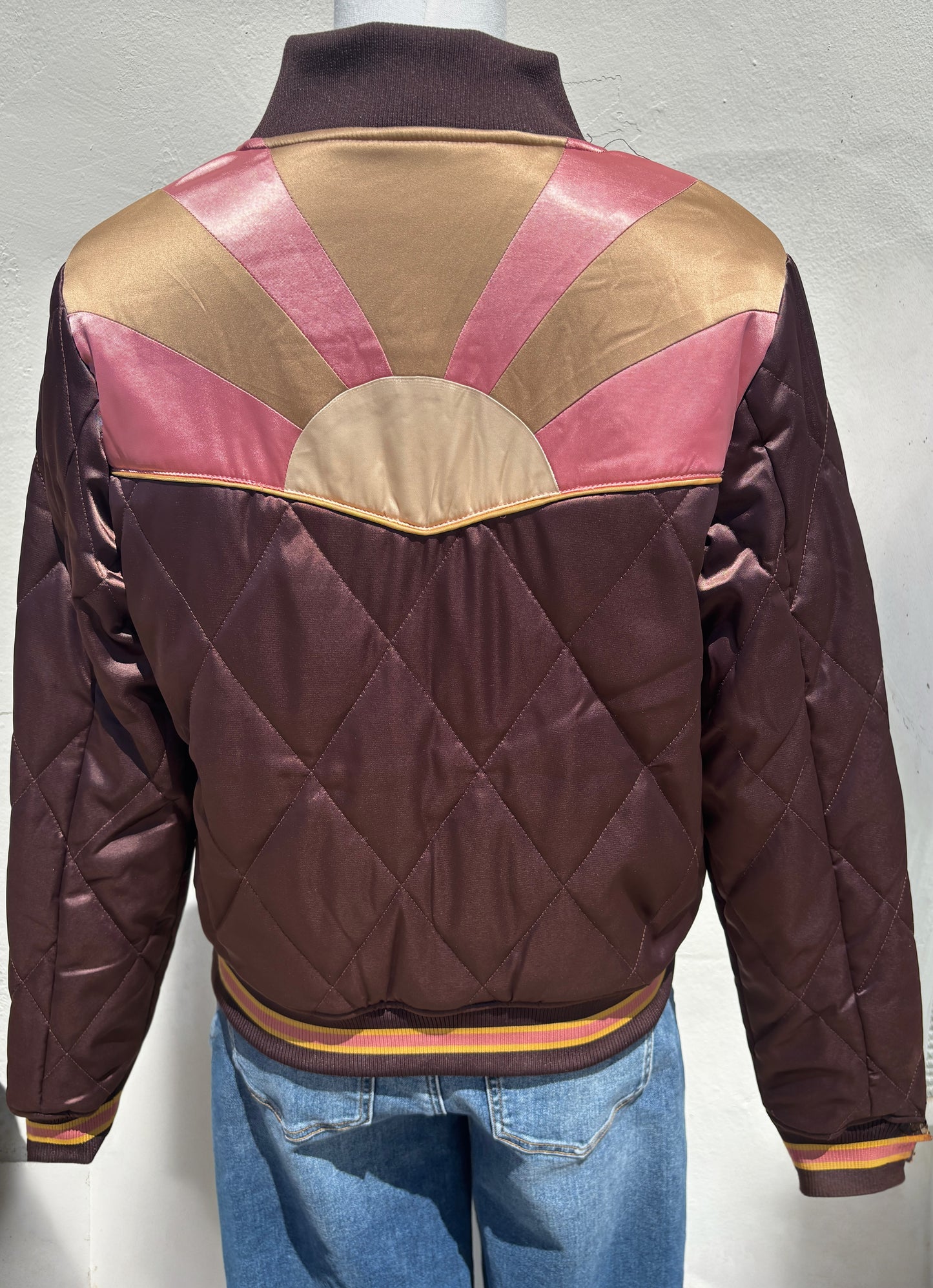 Brown Sugar Rising Bomber Jacket