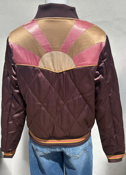 Brown Sugar Rising Bomber Jacket