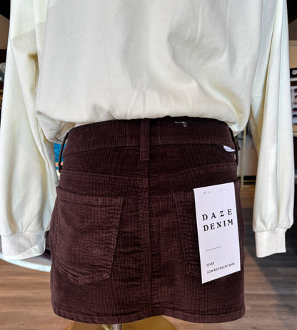 Fever Chocolate Micro Mini Skirt