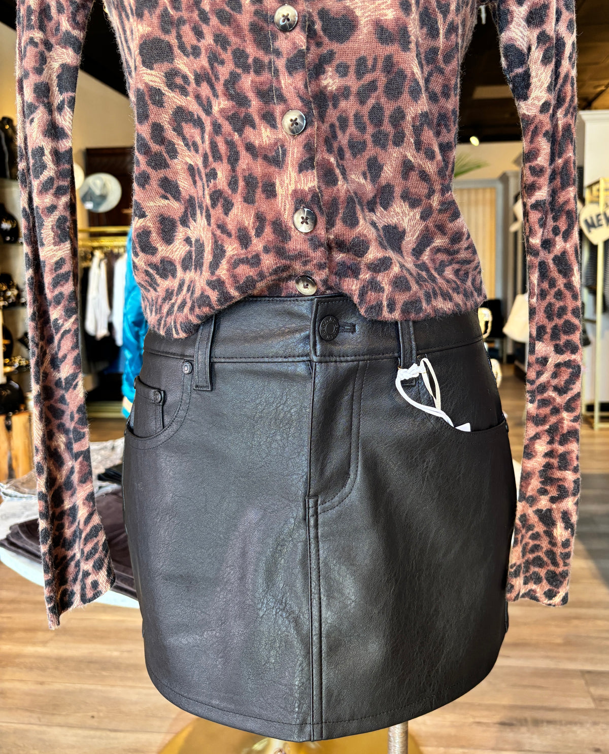 Fever Black Micro mini Skirt