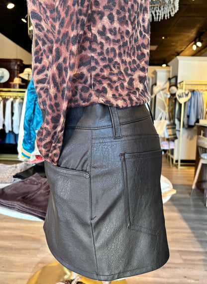 Fever Black Micro mini Skirt