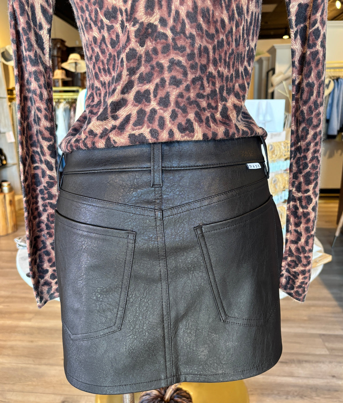 Fever Black Micro mini Skirt