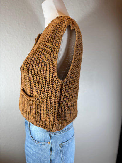 Crochet Chunky Knit Vest