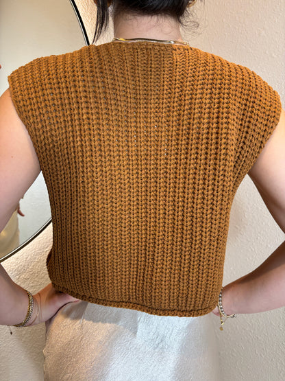 Crochet Chunky Knit Vest