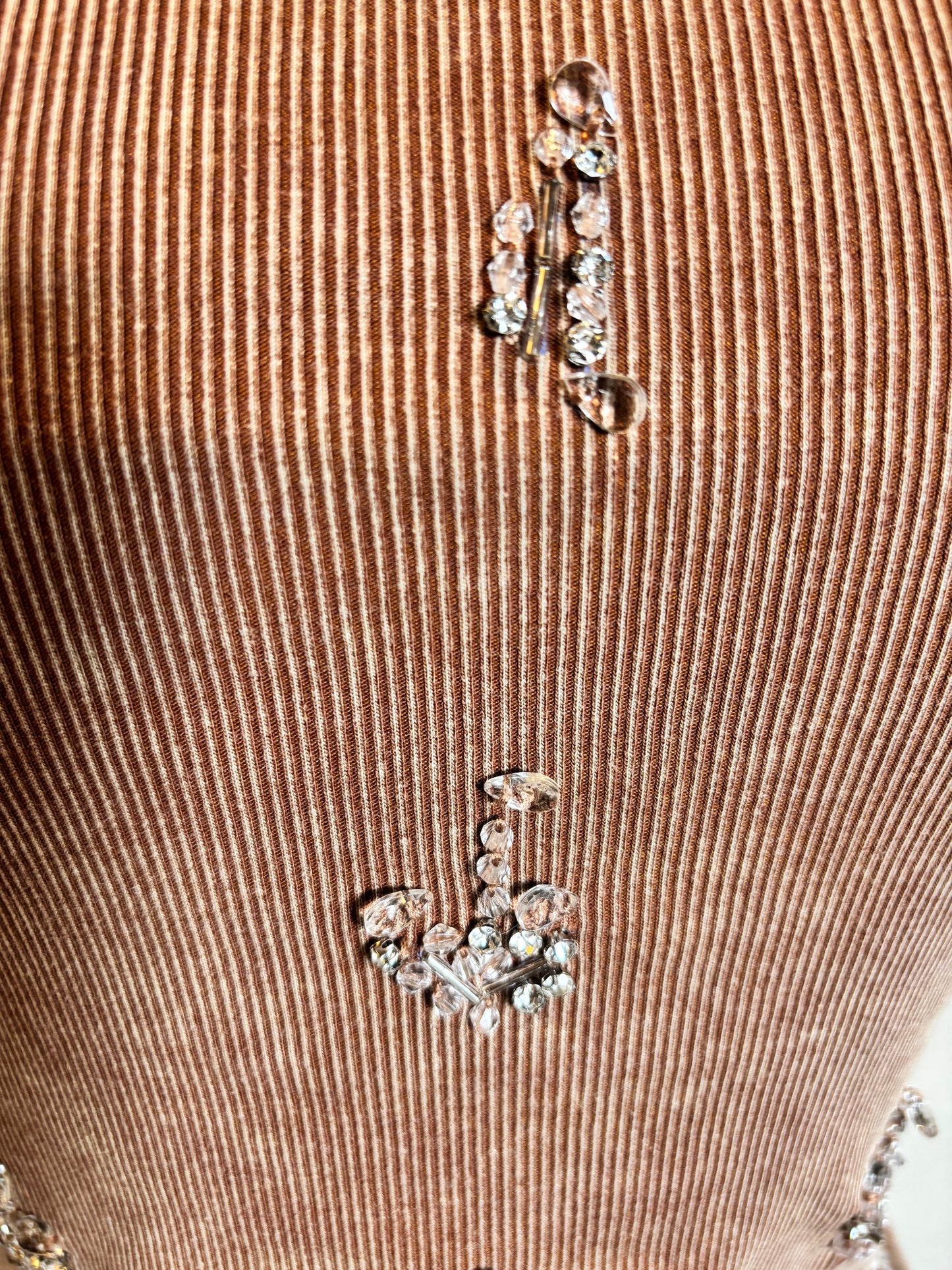 Rhinestone Acid Wash Sleeveless Tank