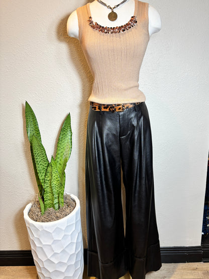 Sequined Sleeveless Knit Top