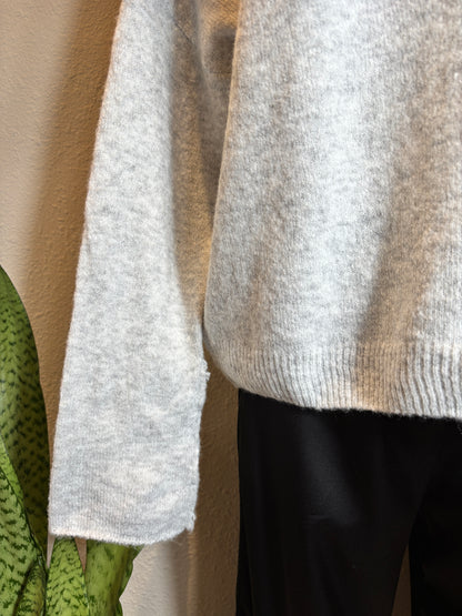 Long Sleeve Boat Neck Soft Sweater Top