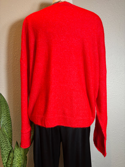 Long Sleeve Boat Neck Soft Sweater Top