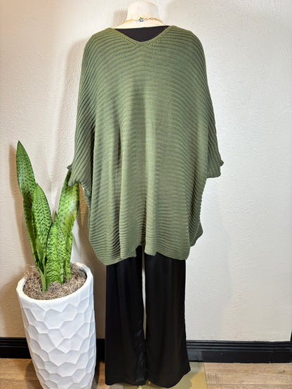 Diamond Cut Pocket Crochet Cardigan