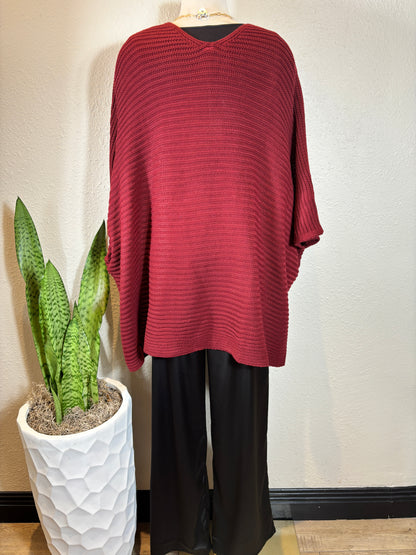 Diamond Cut Pocket Knit Layering Cardigan