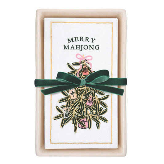 Guest Napkin Rect Merry